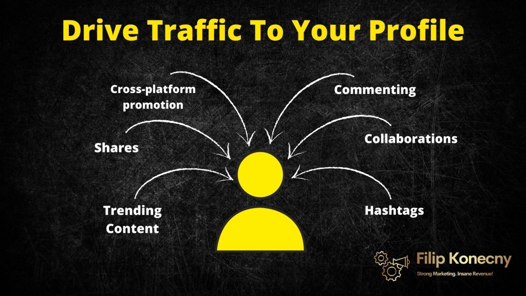 driving traffic to your Instagram profile