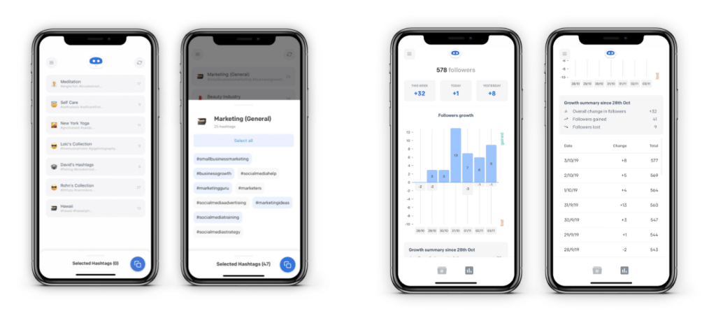 instagram hashtag assistant