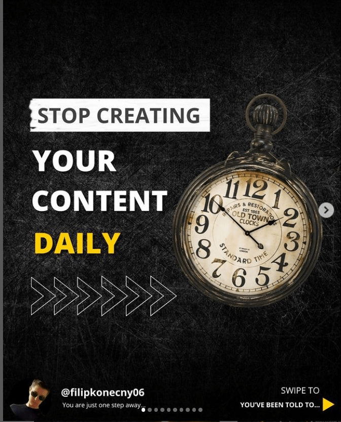 Example of an educational carousel from Filip Konecny #3