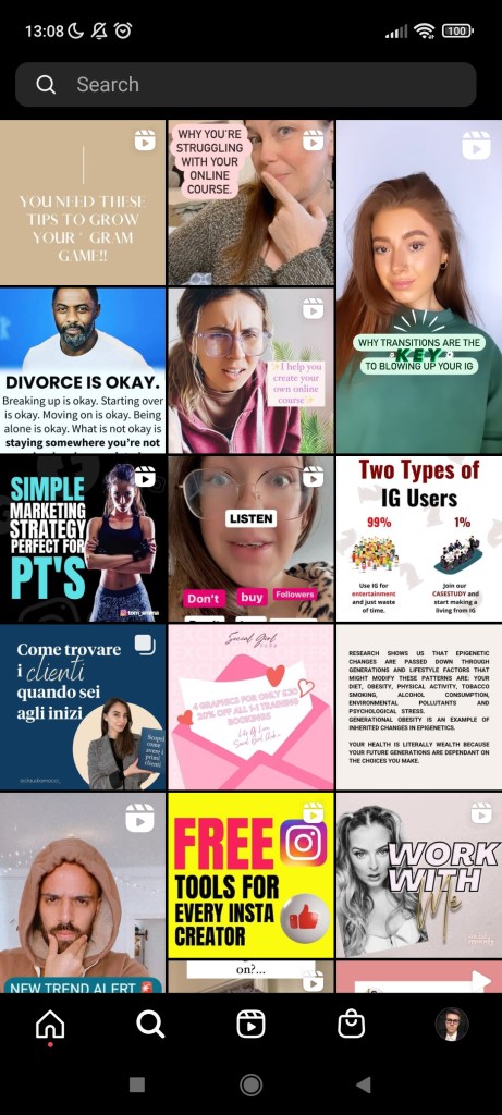 Instagram explore page #1