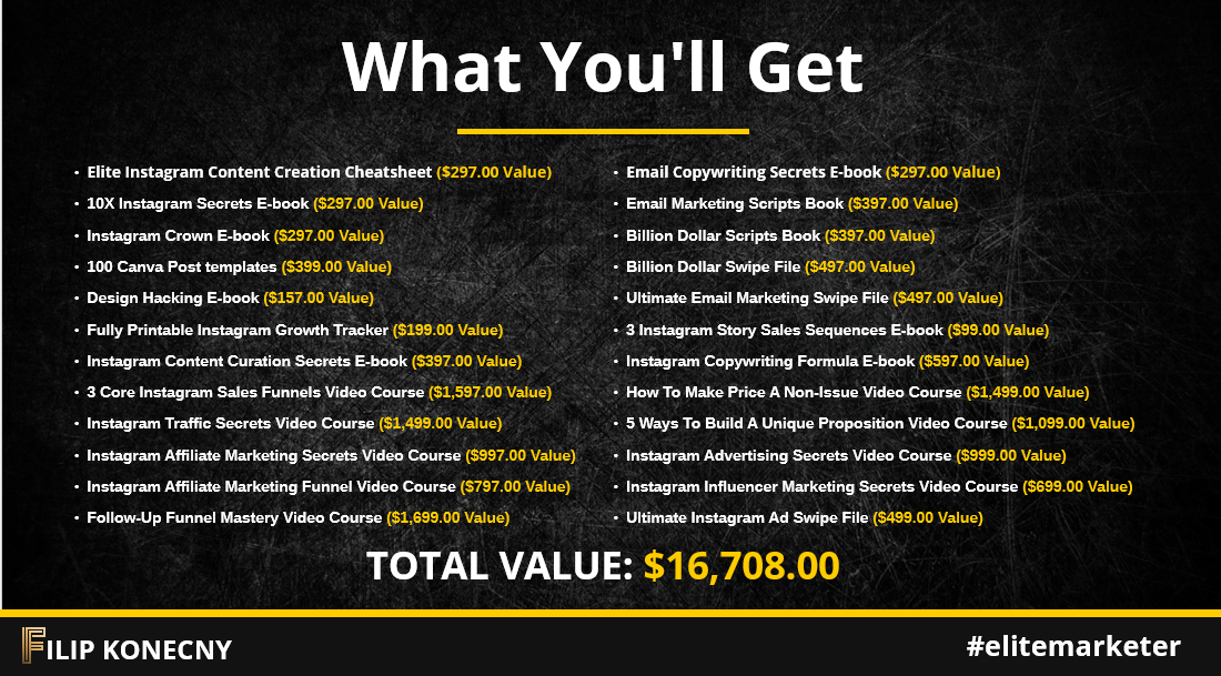 Example  of a stack used in a webinar
