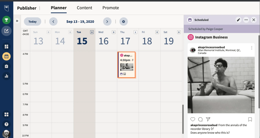 How to schedule posts ot Instagram using Hootsuite