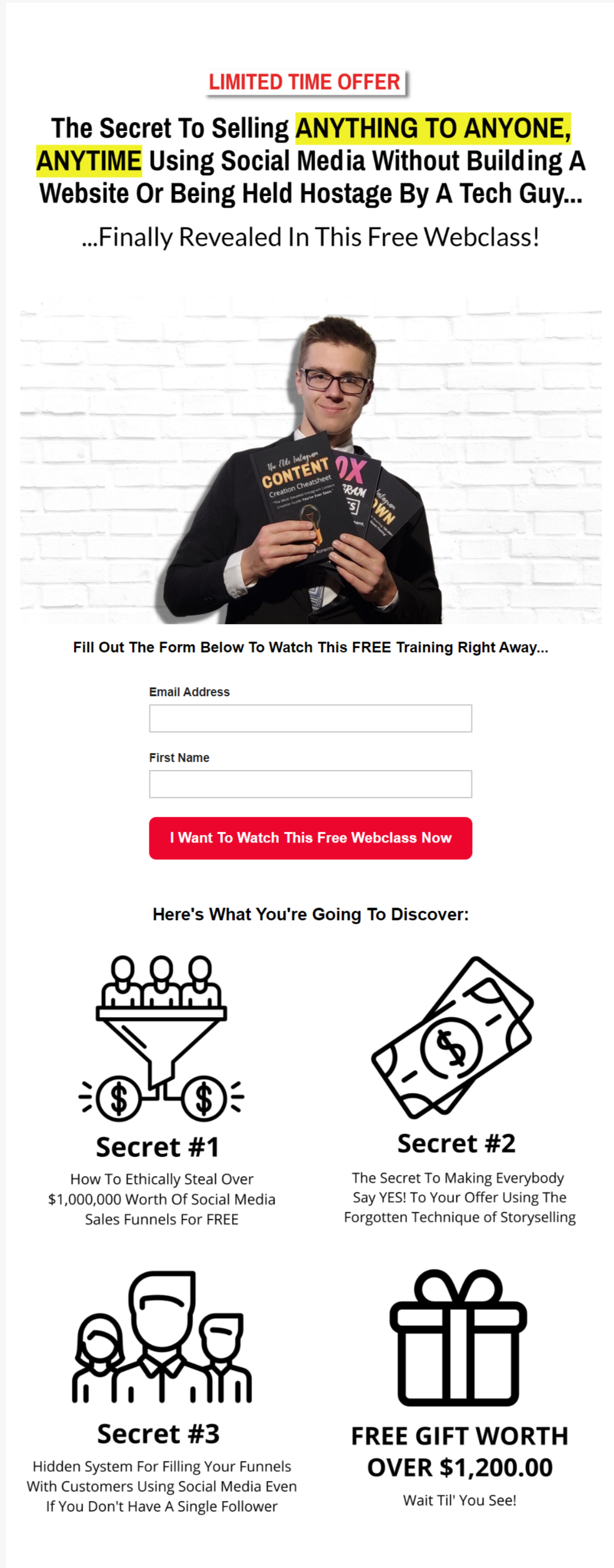 Lead-squeeze page example