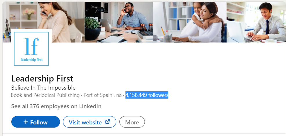 Example of a motivational page