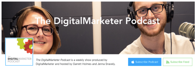 digital marketer podcast banner