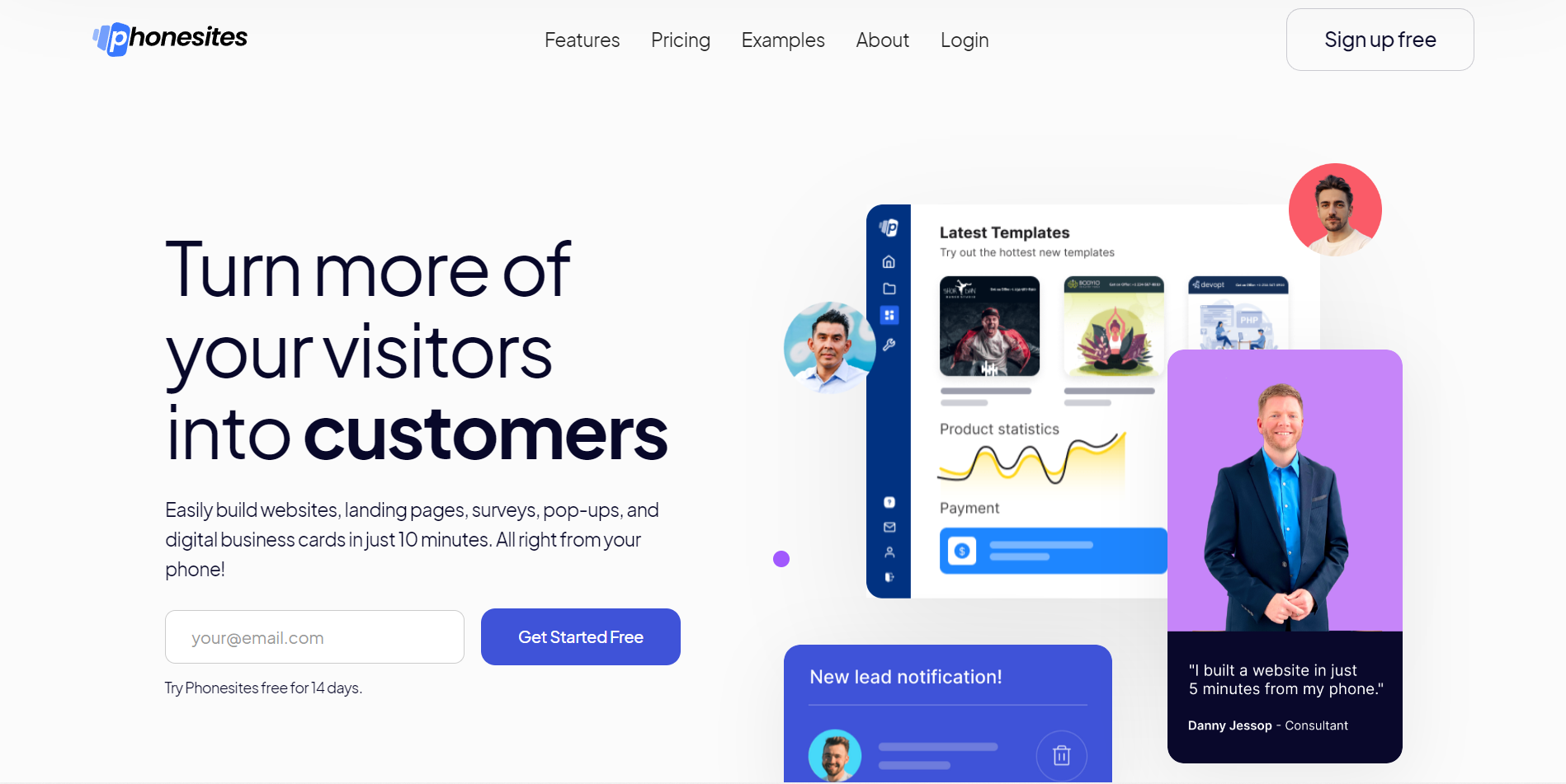 Phonesites home page