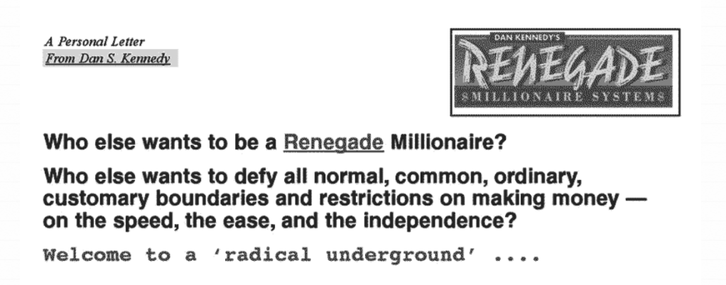 Example of a headline