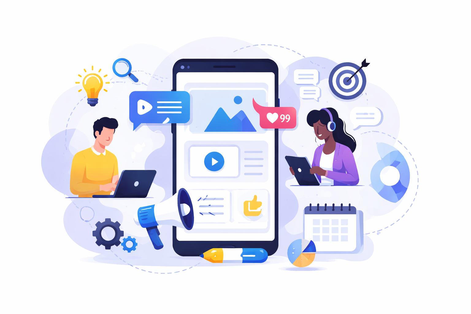 social media content agency overview