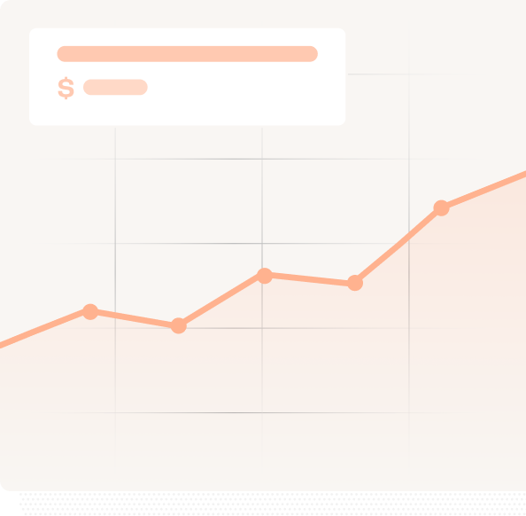 ClickFunnels analytics-style dashboard visual