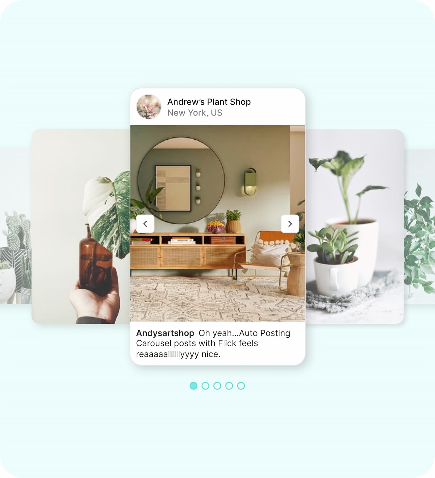 Flick auto-posting carousel scheduler example