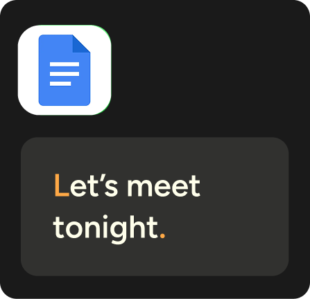 Wispr Flow style preview showing formal message formatting