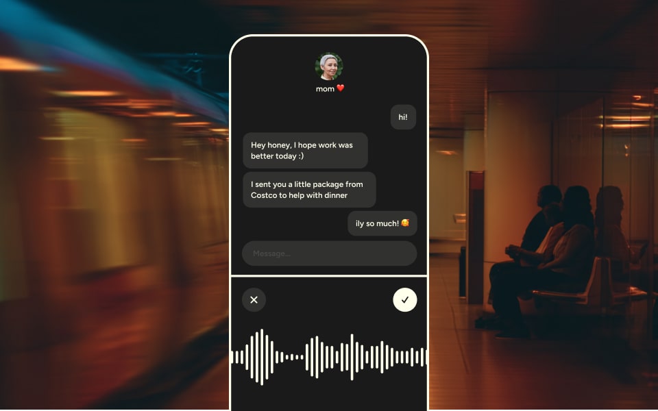 Wispr Flow iPhone voice dictation interface