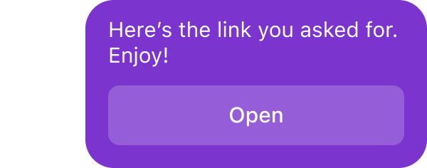 Instagram DM automation sending a requested link
