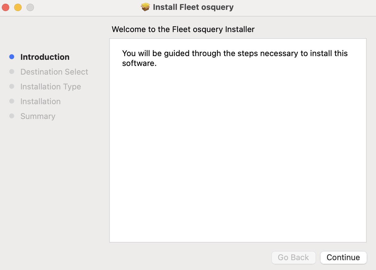 Comp AI device agent installation screen