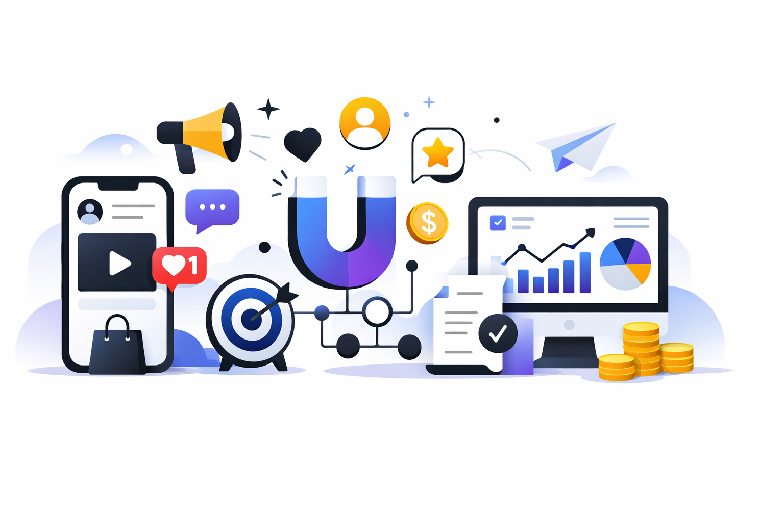 posting on social media for business overview